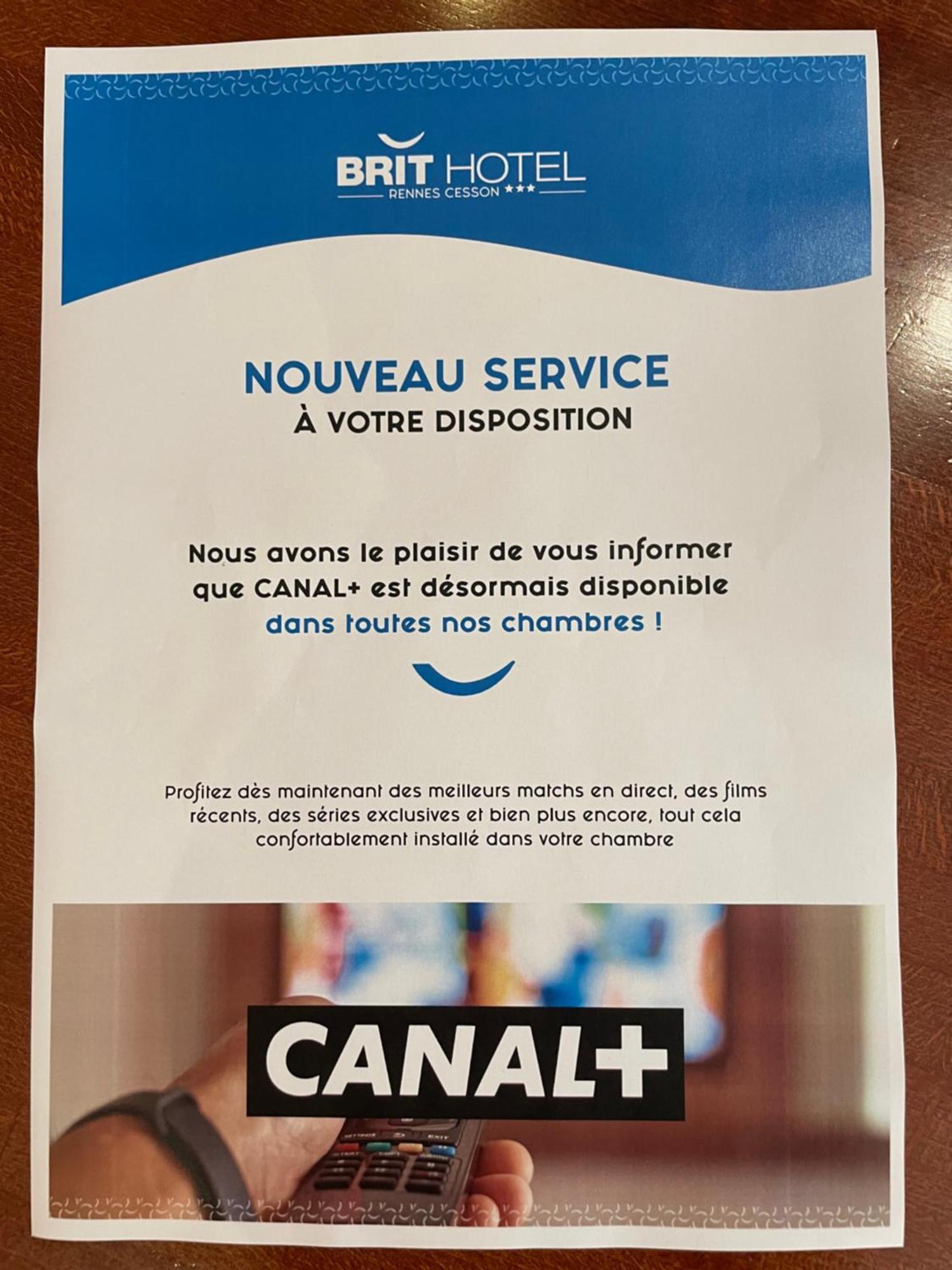 Brit Hotel Rennes Cesson Exterior photo